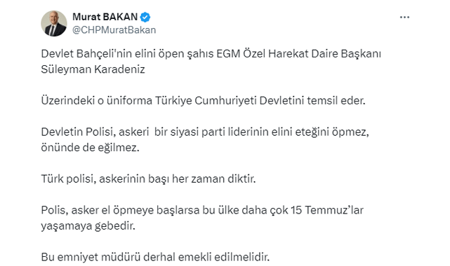 Ankara’da el öpme krizi!