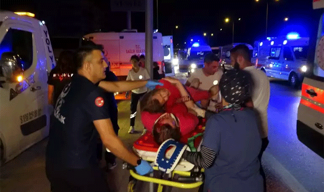 Antalya’da korkunç kaza!