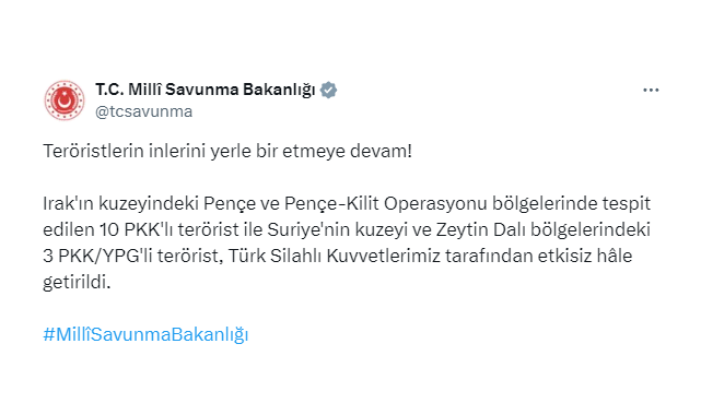 Irak ve Suriye’nin kuzeyine operasyon!