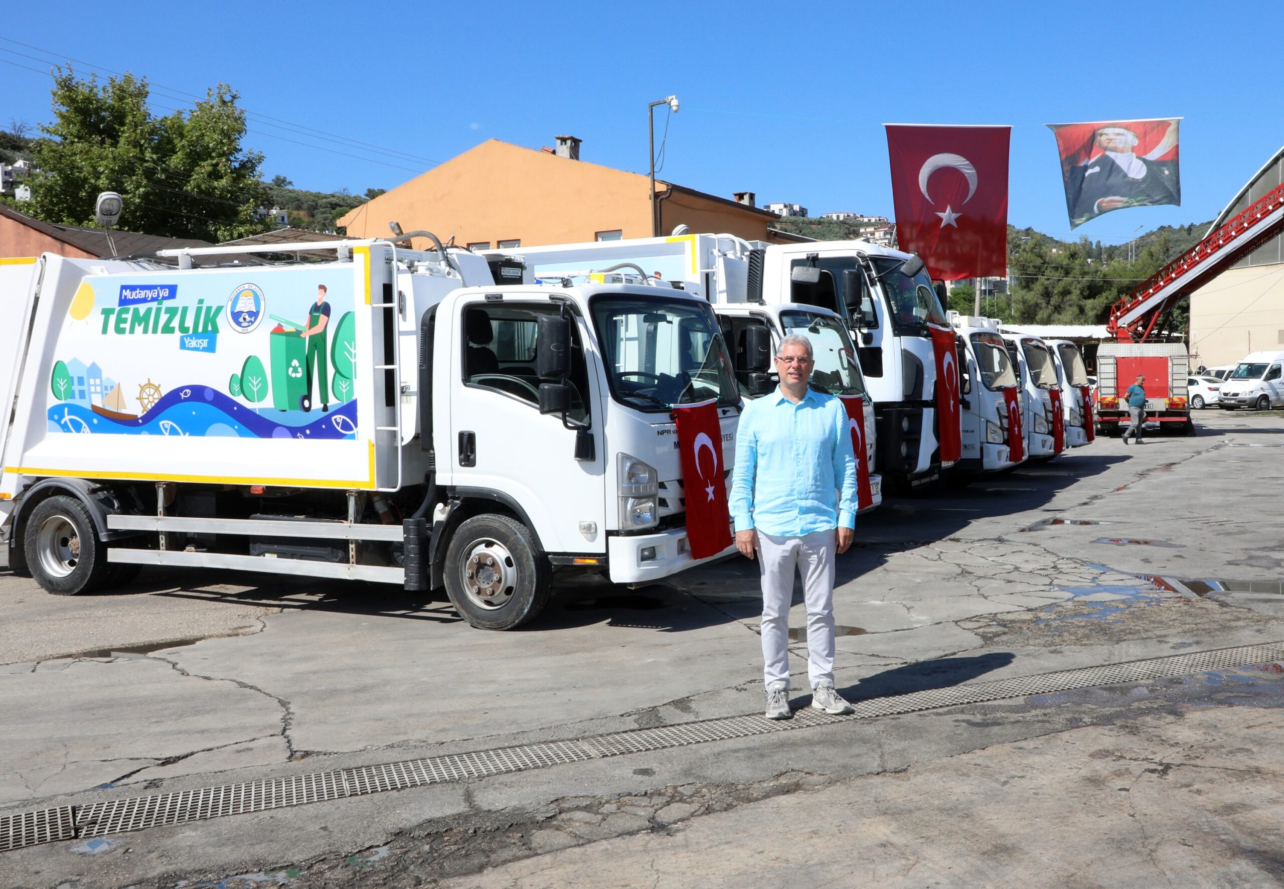 Mudanya'da temizlik filosu yeni araçlarla güçlendi