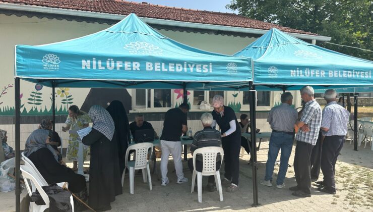 Nilüfer Belediyesi kırsal mahallelerde halkla buluşuyor