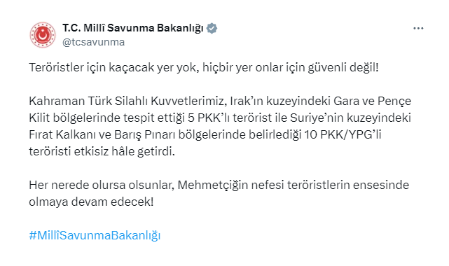 PKK’ya ağır darbe!