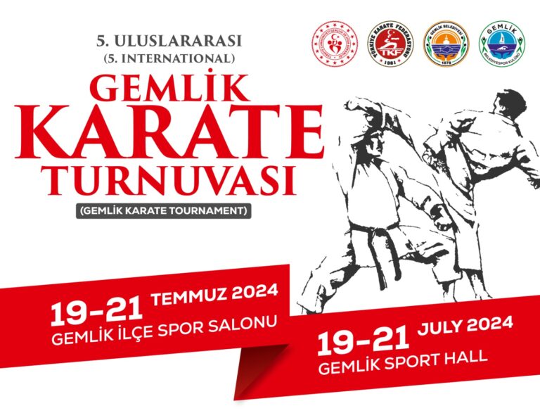 Spor şehri Gemlik'te karate şöleni