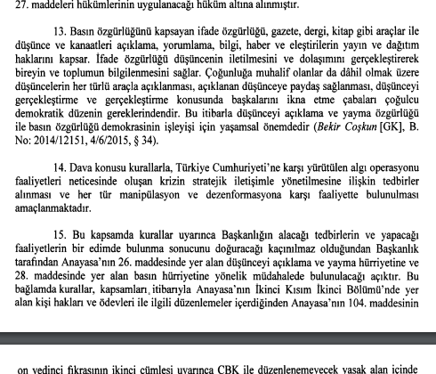 AYM ‘den emsal niteliğinde karar