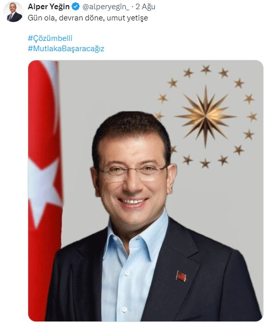 İmamoğlu'nu kızdıran paylaşım