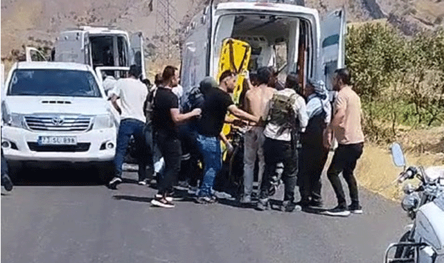 Şırnak’ta servis aracına saldırı