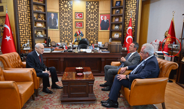 Ziyaret esnasında konuşulan kare!