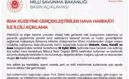 Irak’ın kuzeyine hava harekatı!