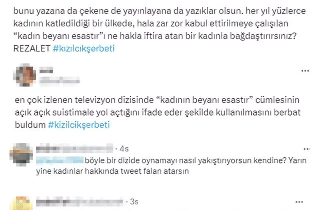 Kızılcık Şerbeti’ne ilk sezondan eleştiri yağmuru