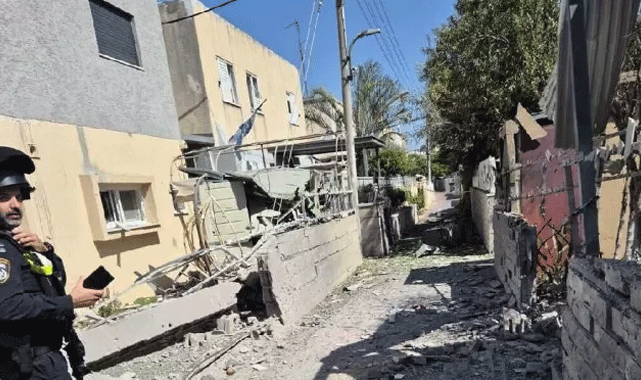 Hizbullah, İsrail’i 40 füze ile vurdu