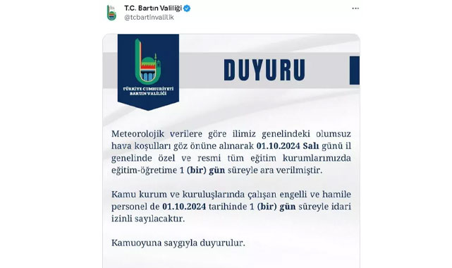 Soğuklar Etkisini Göstermeye Başladı! 3 Şehrimizde Eğitime Ara