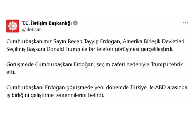 Erdoğan, Trump ile görüştü!