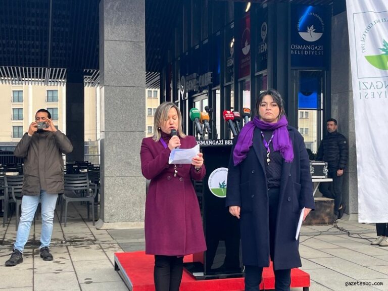 Osmangazi Kadına Şiddete Ses Yükseltti