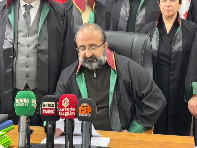 Bursa Baro Başkanlığı Basın Açıklaması