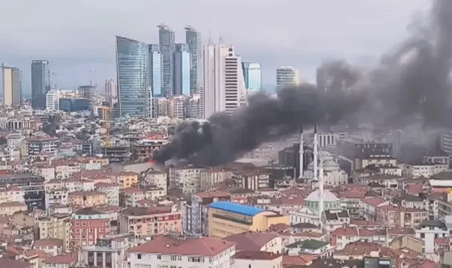 İstanbul’da korkutan yangın!