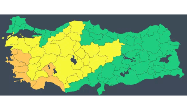 Meteoroloji’den 6 il için turuncu kod uyarısı