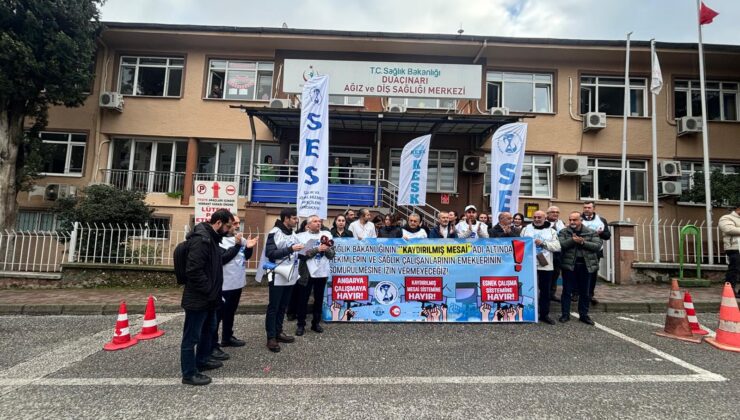 Bursa’da SES’ten Bursa Şubesi Sağlık Bakanlığı’nın Vardiya Sistemi’ne tepki