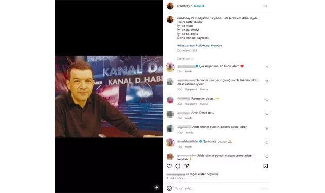 Usta Gazeteci Deniz Arman Hayatını Kaybetti