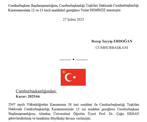 Karar Resmi Gazete’de Yayımlandı!