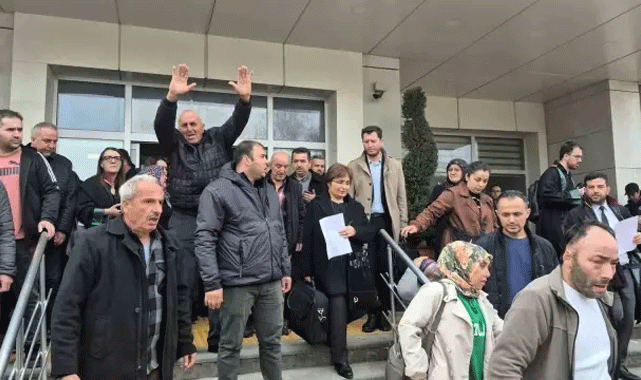 Adliye önünde aileler ‘Adalet’ diye bağırdı!
