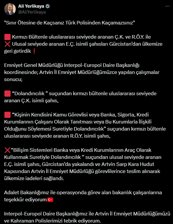 Türk Polisinden Kaçamazsınız!