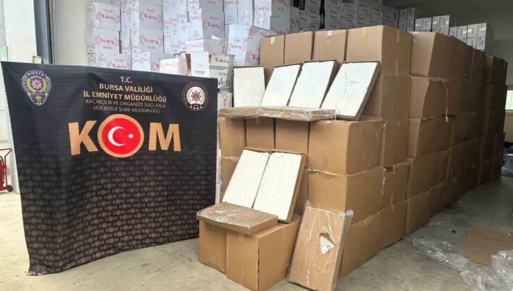 “Bursa’da Eş Zamanlı Kaçakçılık Operasyonu: Tonlarca Yasaklı Madde Ele Geçirildi”
