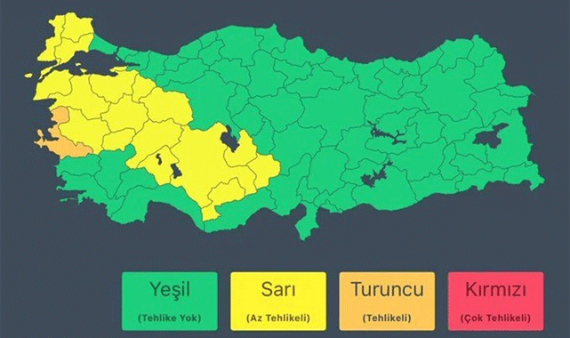 Meteorolojiden turuncu kodlu alarm!