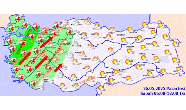 Türkiye’de Yağış Alarmı!