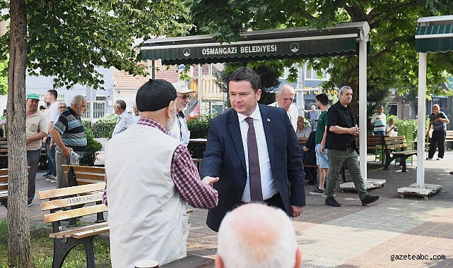 Başkan Aydın Osmangazi’yi mahalle mahalle geziyor