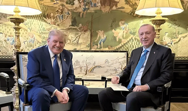 Erdoğan-Trump görüşmesinde dikkat çeken zarf detayı