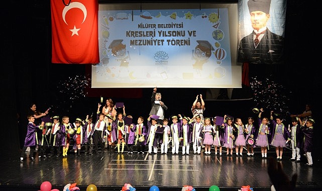 Nilüfer Belediyesi kreşlerinde yıl sonu heyecanı