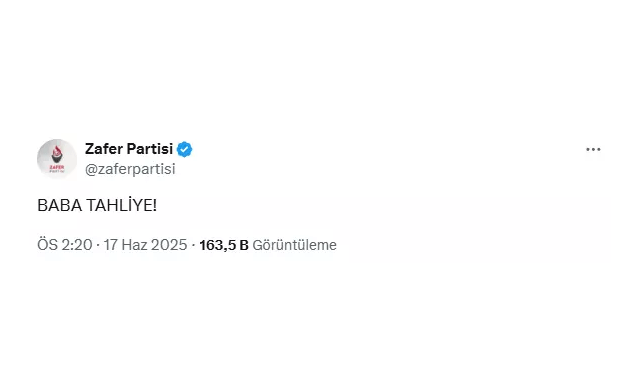 Ümit Özdağ Tahliye Edildi