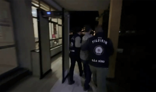 Yıldırım’da 33 Yıl Hapis Cezalı Firari Yakalandı