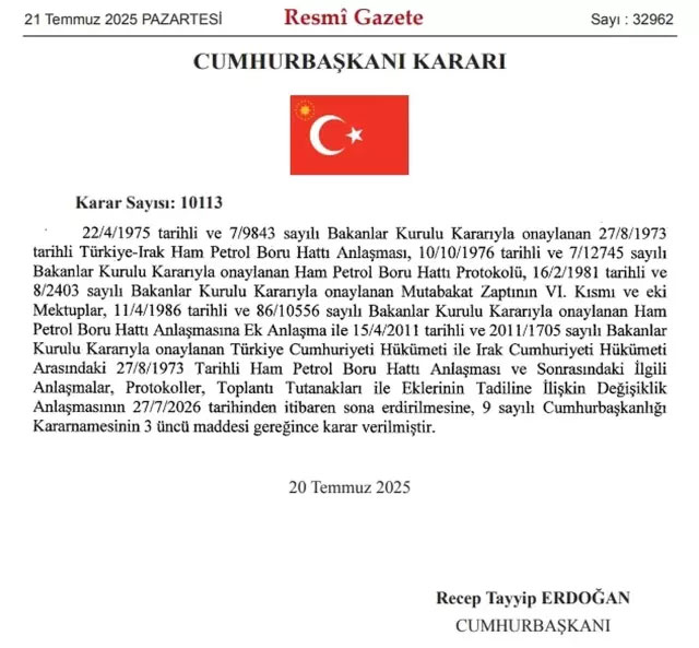 52 yıllık anlaşma bitiyor