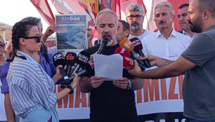 Bursa’da Orman Yangınlarına Tepki Büyüyor