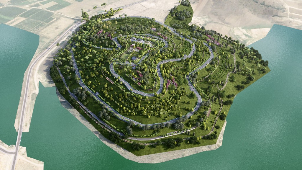 İnegöl Millet Bahçesinde Çalışmalar Tüm Hızıyla Devam Ediyor