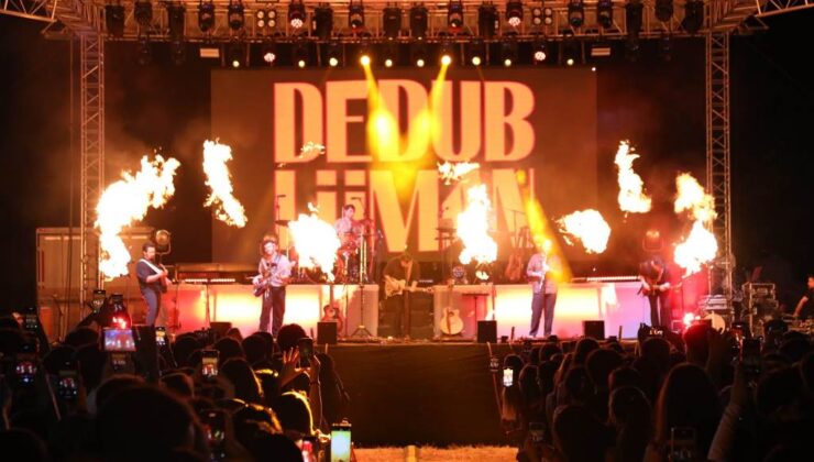 İnegöl’de festival heyecanı, Dedublüman konseriyle zirveye ulaştı