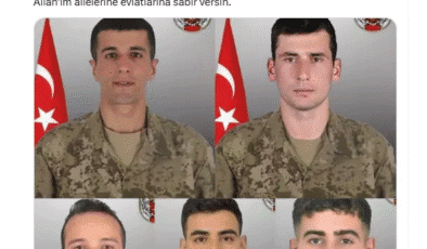 Şehitlerimize Ünlü İsimlerden Taziye Mesajı