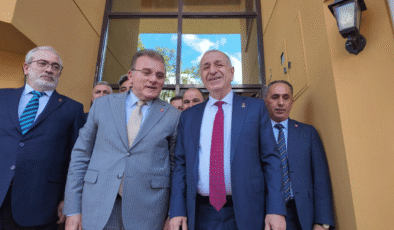 Ümit Özdağ, Vecdet Öz’ü ziyaret etti