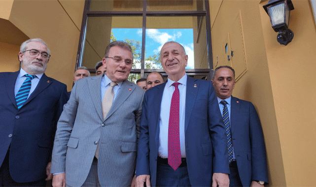 Ümit Özdağ, Vecdet Öz’ü ziyaret etti
