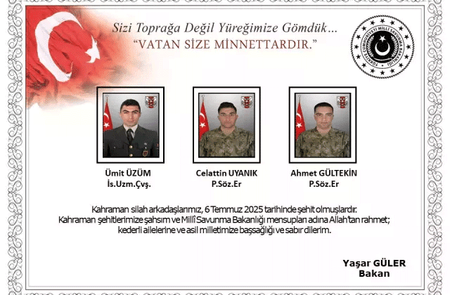 Vatan İçin 12 Kahramanımız Şehit Oldu!
