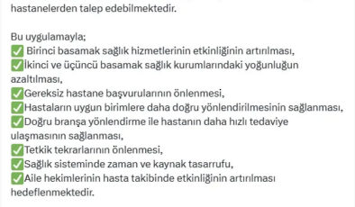 Hastane randevularında yeni dönem