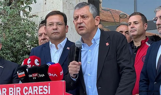 Özgür Özel Depreme Yakalandı
