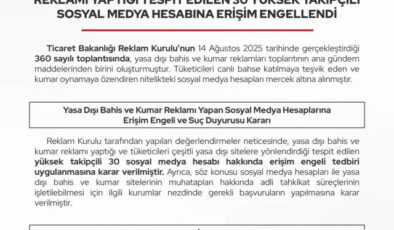 Sosyal Medyada Bahis Temizliği
