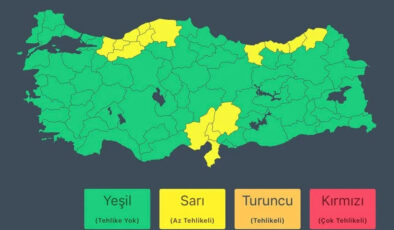 15 İlde Sağanak Alarmı!