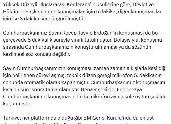 BM Zirvesinde Mikrofon Krizi