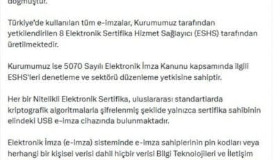 BTK’dan E-İmza İddialarına Suç Duyurusu