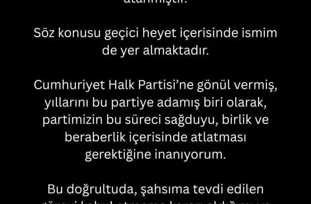 Hasan Babacan Kayyum Heyetinden Çekildi
