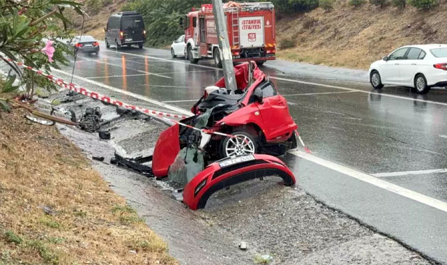 Şiddetli Yağış Trafik Kazasına Yol Açtı