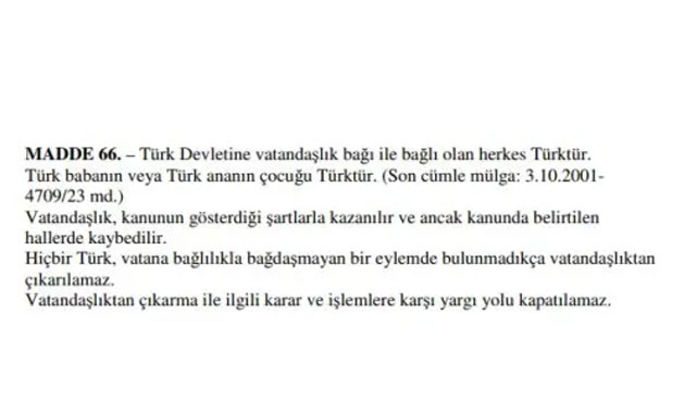 Bahçeli’den Anayasa 66. Madde Tepkisi